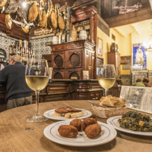 El Rinconcillo älteste Tapas-Bar in Sevilla, spanisches Restaurant, gegründet 1670, Andalusien Spanien